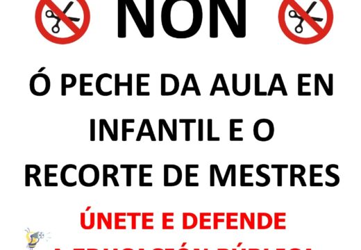 Miño volve manifestarse contra o peche dunha aula de 4º de infantil do CPI Castro Baxoi